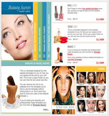 Beauty secrets template