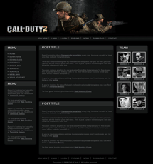 Call of duty 2 template