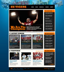 Football Web Template