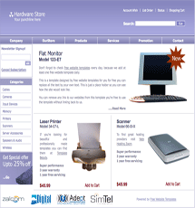 Hardware store template