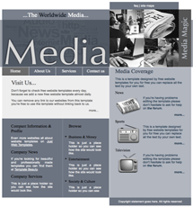 Media template