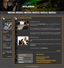 Movie company template
