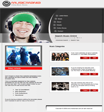 Music store template