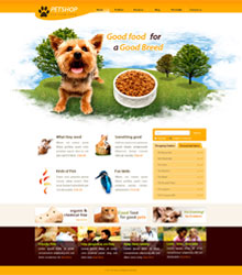 Pet Shop Web Template
