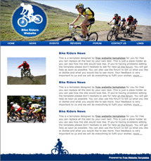 Bike riders template