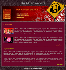 Music template