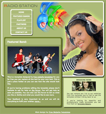 Radio station template