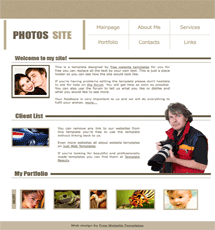 Photo template