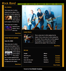 Rock band template