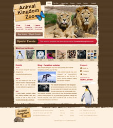 Zoo Website Template