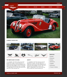 Vintage Cars Template