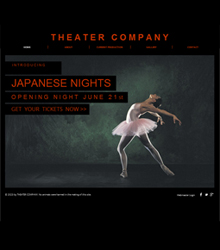 Artistic Events Template