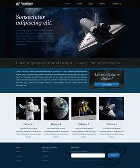 Astronomy Web Template
