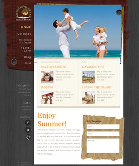 Beach Resort Web Template