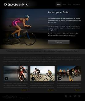 Bike Gear Website Template