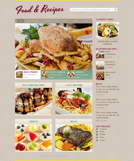Cooking Recipe Web Template
