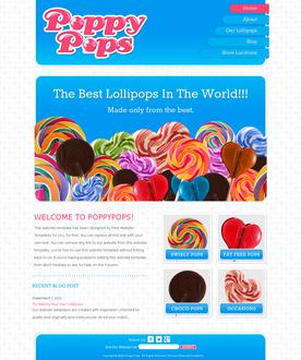 Lollipops Website Template