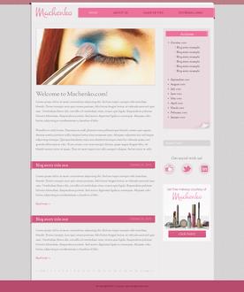 Makeup Website Template