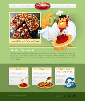 Pizza and Pasta Web Template