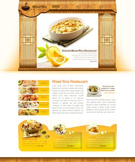 Rice Restaurant Web Template