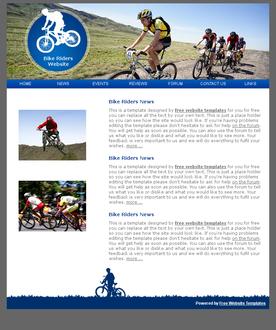 Bike riders template