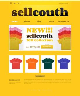 T-shirt Website Template