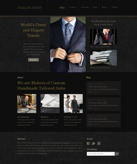 Tailor Shop Website Template